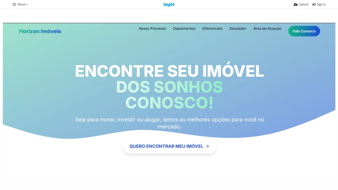 Horizon Imóveis — Landing Page